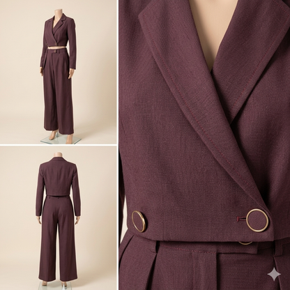 Tailleur pantalon style mixte