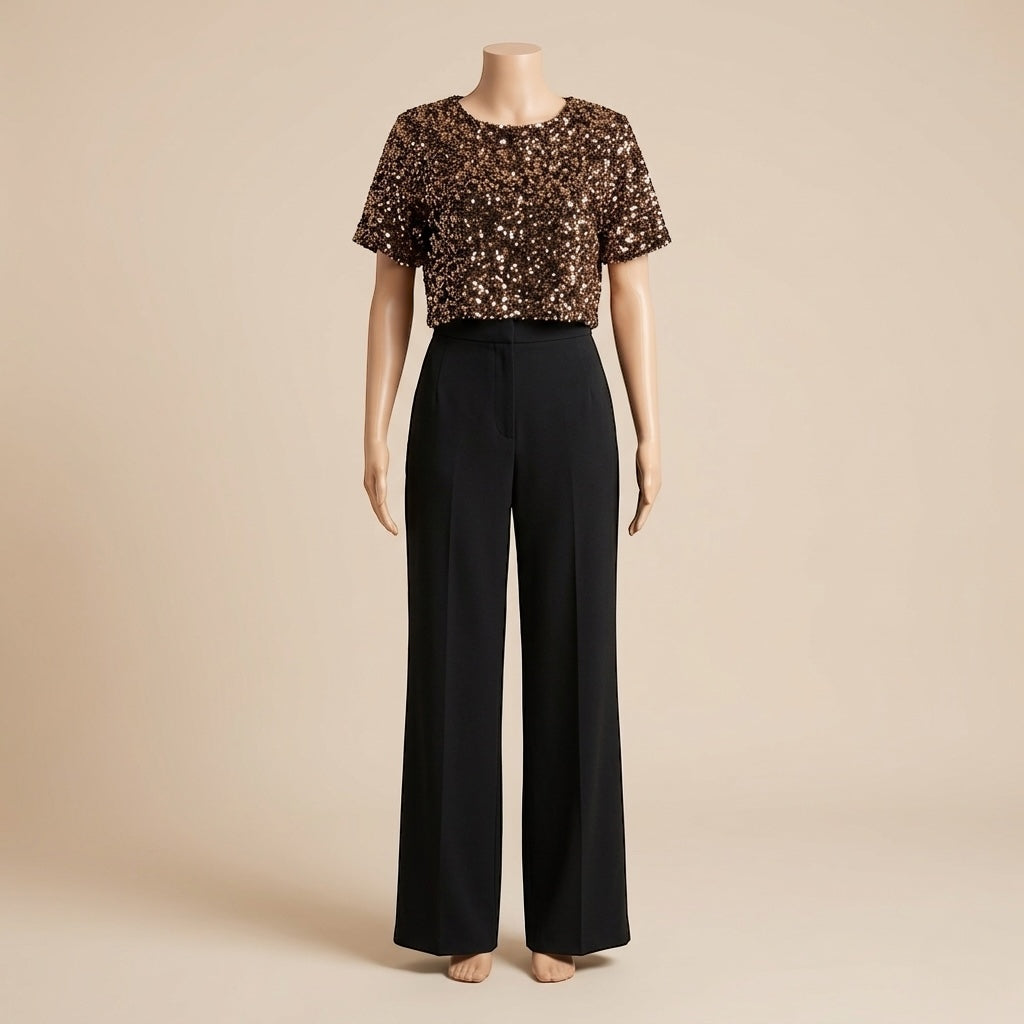Combinaison top sequins