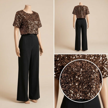 Combinaison top sequins