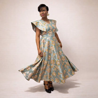 Robe Gala Florale - Allure Royale