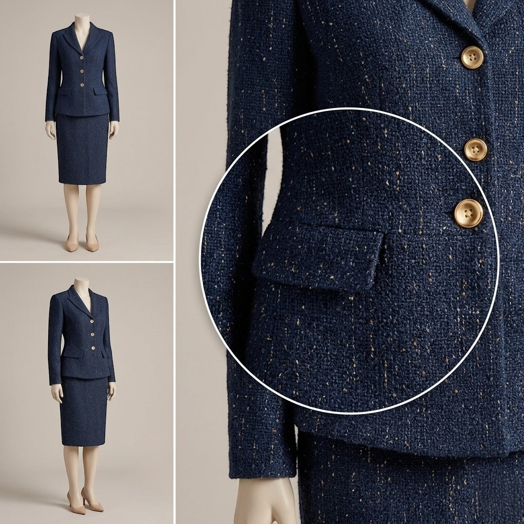 Tailleur Chic Bleu Nuit